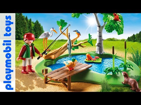 Unpack Playmobil Country 6816 Fishing Pond