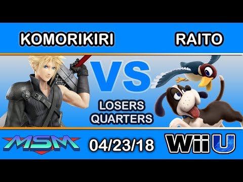 MSM 143 - 2GG | komorikiri (Cloud) Vs. Candee | Raito (Duck Hunt) Losers Quarters - Smash 4