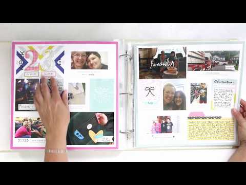 Project Life 2017 Album A Walk Through!!