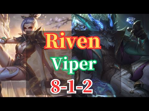 LOL VIPER Challenger 1356lp Riven VS Warwick 8-1-2