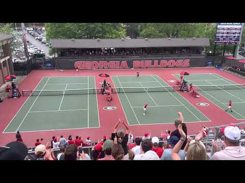 Georgia Bulldog Philip Henning Wins In NCAA Tennis