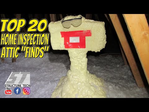 Top 20 Home Inspection Attic "Finds"