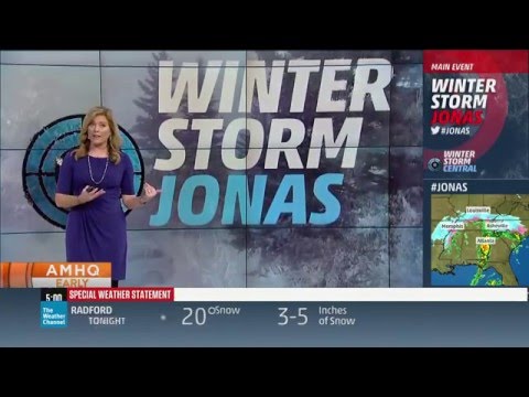 Winter Storm Jonas: 1/22 5am-9am on The Weather Channel