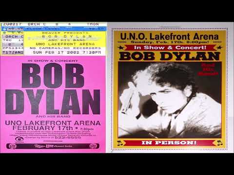 Bob Dylan 2002 US Winter Tour - UNO Lakefront Arena, University of New Orleans USA 17 February 2002