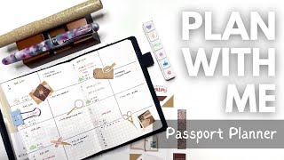 Plan With Me in my Passport Planner #planwithme