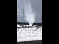 Snow Tornado Intensifies in Few Seconds in a Canadian Town - 1028159