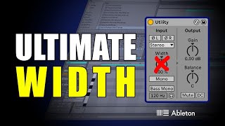 Video thumbnail for Ableton Live Utility Plugin Secret Trick to Increase Width by Sam Smyers
