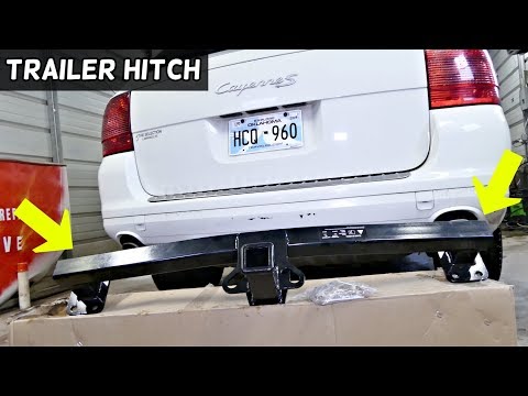 HOW TO INSTALL TRAILER HITCH ON PORSCHE CAYENNE
