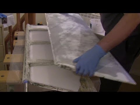 Just About Sailing Apr 18 - Fixing the Rudder, Pt 4 Sticking the two halves together, all finished!