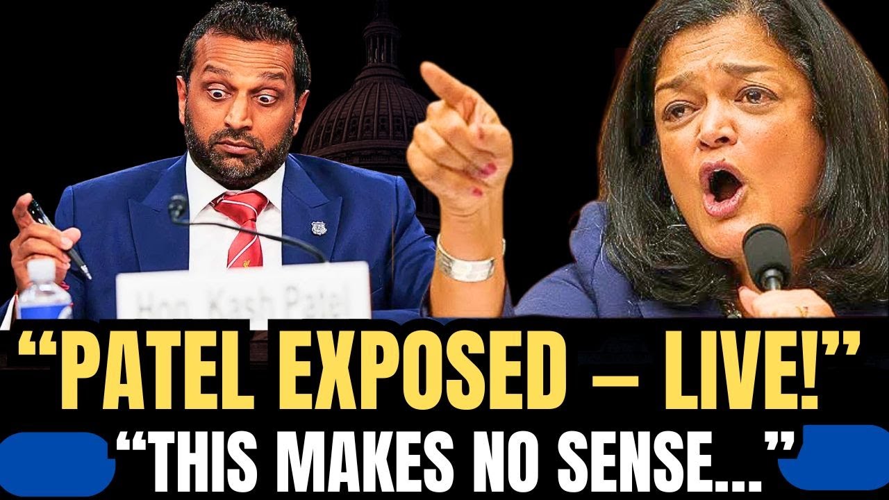 Jayapal EXPOSES Patel After He Refuses Epstein Questions