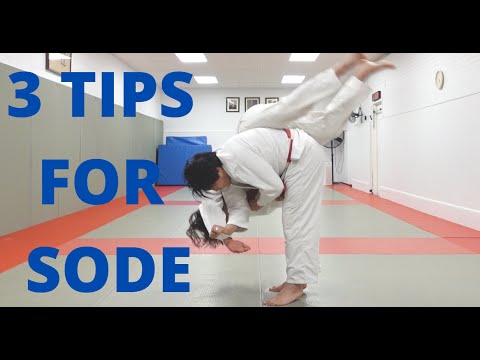 Sode tsurikomi goshi tips — judo technique demonstration