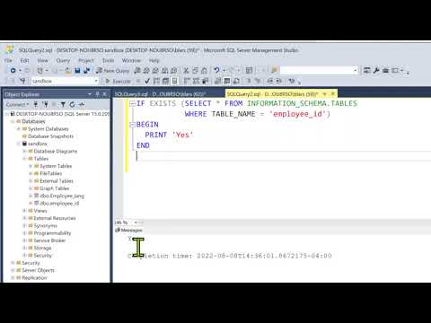 Mellow Adulthood In detail SQL: Check if table exists – Analytics4All Mellow Adulthood In detail SQL: Check if table exists – Analytics4All