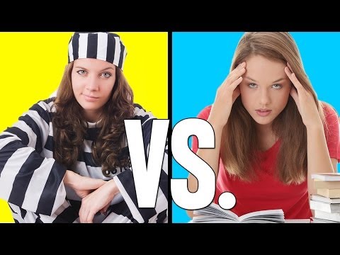 Prison Vs. School