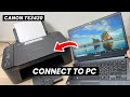 Canon Pixma TS3420 Printer How To Connect To PC Computer Wi Fi Setup