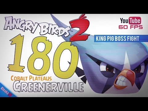 Angry Birds 2 - Level 180 - King Pig Boss Fight (3 Stars)