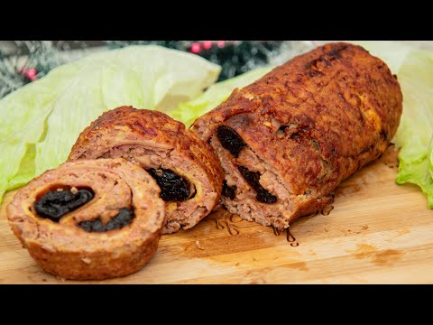Receta de Rollo de Carne Navideño/ Cómo Hacer el Mejor Rollo de Carne Navideño ¡Descubre la Receta!