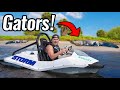 Jet Ski In Gator Infested Water