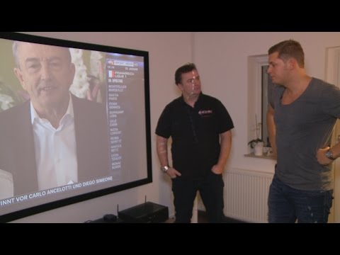 Die bessere Alternative zum großen Fernseher-vorgestellt im Wohnzimmer von unserem Kunden Hendrik