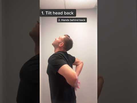 How to crack your upper back #backpain #backpainrelief #health #selfcare