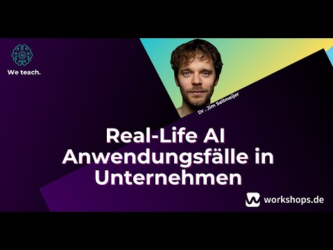 Real-Life AI Anwendungsfälle in Unternehmen – Live Webinar mit Dr. Jim Sellmeijer