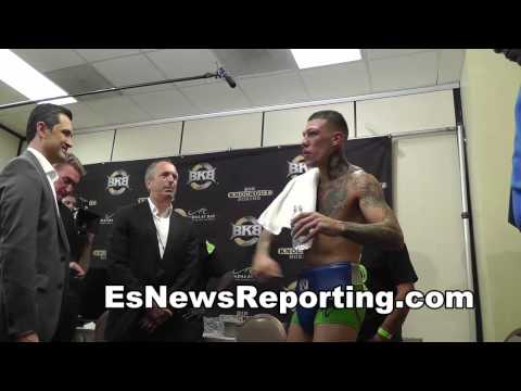 gabe rosado after his KO win over bryan vera - EsNews