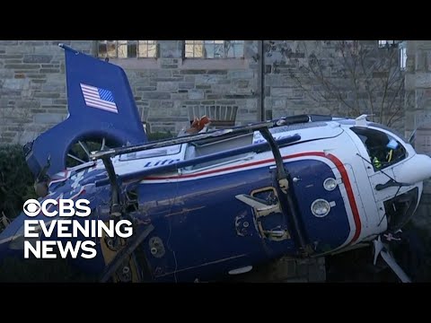 New video shows medical helicopter crash-landing