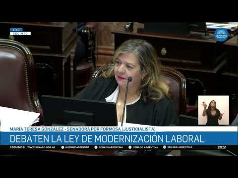 SENADORA MARÍA TERESA GONZÁLEZ - SESIÓN PÚBLICA ESPECIAL 27-02-26