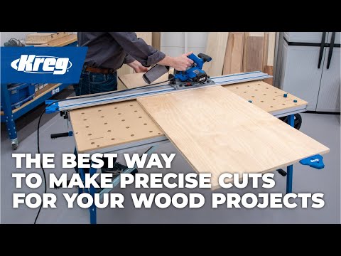 The Best Way To Make Precise Cuts: Kreg® Adaptive Cutting System Track Saw & Guide Track