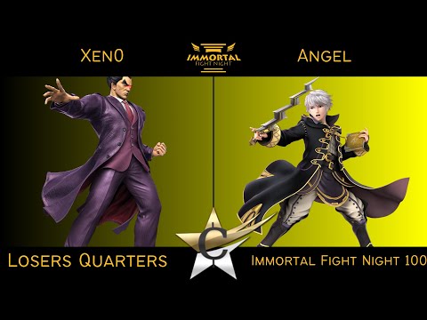Immortal Fight Night 100 Losers Quarters - Xen0 (Kazuya) vs Angel (Robin) Smash Ultimate - SSBU