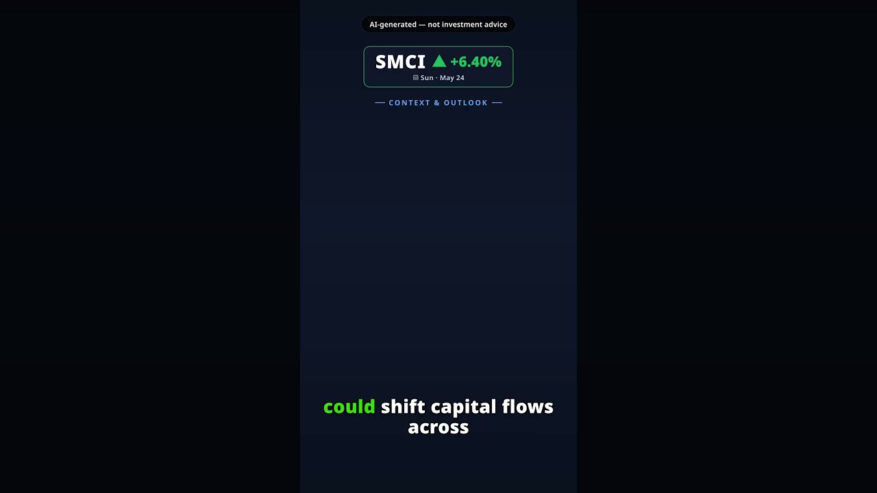 Why Is Supermicro Stock Leaping Today? SMCI +6.40% (May 24) — AI Infrastructure Demand