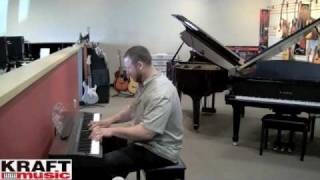 Video thumbnail for Kraft Music - Yamaha P-155 Digital Piano Demo 2009 by Kraft Music