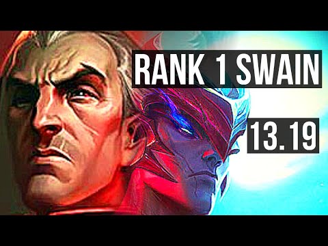 SWAIN vs YONE (MID) | Rank 1 Swain, 2.6M mastery, 1400+ games, 8/3/19 | NA Challenger | 13.19
