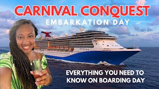 Everything FIRST TIME Cruisers need to know about Carnival CONQUEST Embarkation Day