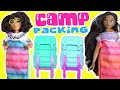 Disney Encanto Mirabel, Luisa, Isabela Dolls Packing Backpack and Suitcase for Camping Trip