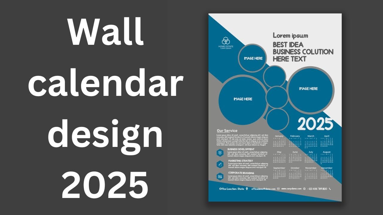 Happy new year wall Calendar 2025 | Download Here | Free download Wall calendar design 2025