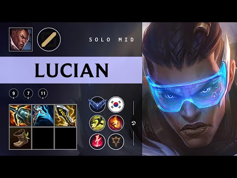 Lucian Mid vs Anivia - KR Diamond Patch 25.23