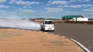 【GT7】枯葉マークのキャリィでドリフトレース