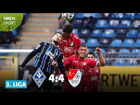 3. Liga: 4:4! Torspektakel zwischen Waldhof Mannheim und Türkgücü München | SWR Sport
