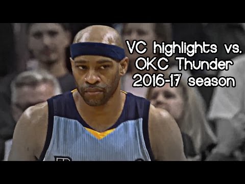 Vince Carter 11 pts & 3 reb @ Thunder (NBA RS 2016/2017) - 11.01.2017