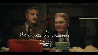 The Captain and Julian being married for 4mins and 53seconds