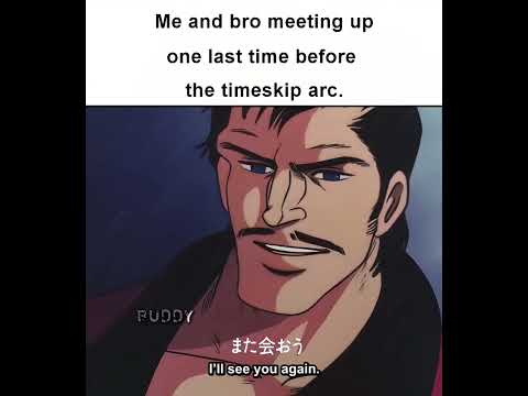 "me and bro before timeskip"#shorts #anime #fyp #ashitanojoe #memes #viral #trending