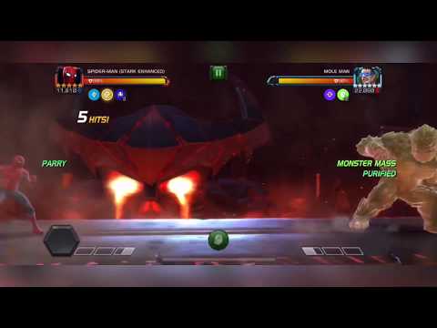Spider-man Stark Enhanced vs Mole Man Expedition - Boss
