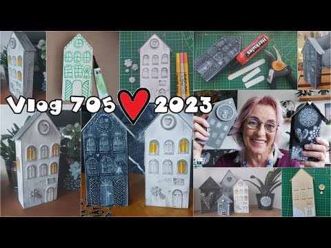 Vlog 705/23 - jak vyrábím domečky