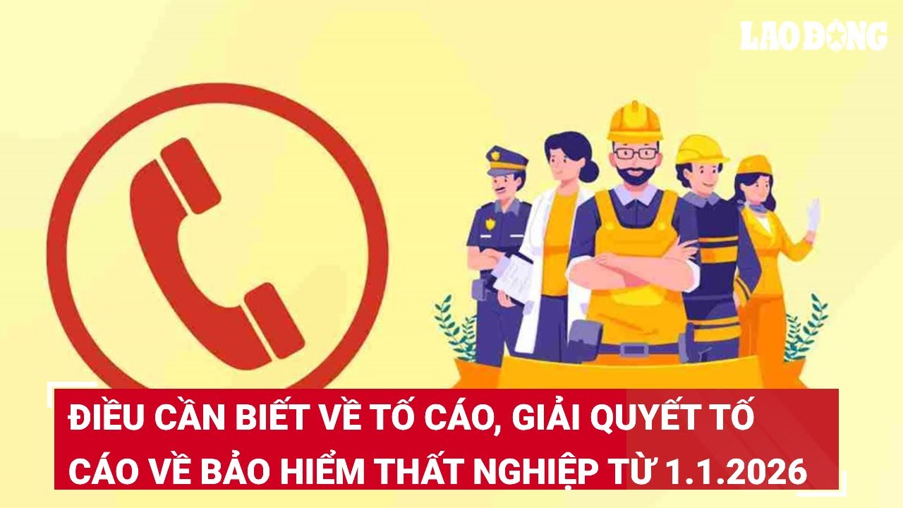Điều cần biết về tố cáo, giải quyết tố cáo về bảo hiểm thất nghiệp từ 1.1.2026