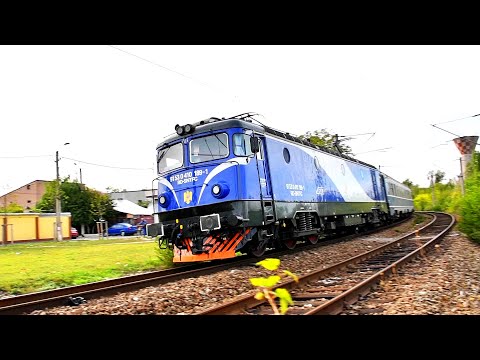 Puma timișoreancă 91 53 0 410 189-1 trece în viteză prin Halta Carpați cu IR 12692 către București