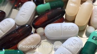 Prescription Medication Disposal