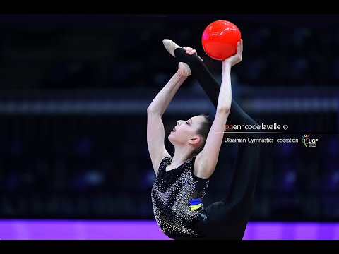 Kateryna Tsema Ball Qualification 27,250 - Junior World Championships Cluj-Napoca 2023