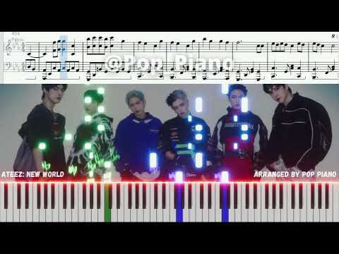 Ateez (에이티즈) - New World 楽譜 by Pop Piano