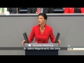 Sahra Wagenknecht, DIE LINKE: »Frau Merkel, lösen ...