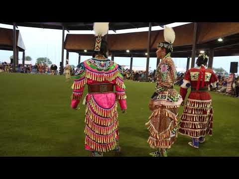 MVI 9092 Arikara Celebration 2023, Sat. Night Live, Women's Jingle Dress Special...